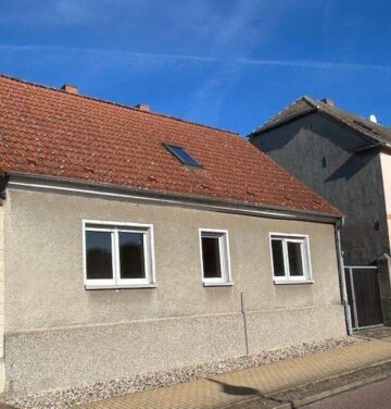 Naturliebhaber aufgepasst - Renovierungsbedürftiges Landhaus nahe Elbe in 39264 Zerbst OT Steutz - Straßenansicht