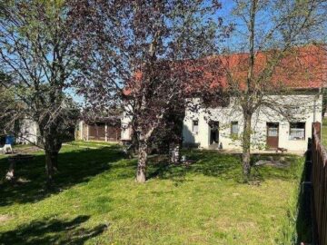 Gepflegtes Landhaus auf traumhaftem Grundstück u. angrenzenden Bach - Grundstücksansicht mit Haus