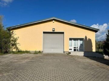 550 m² beheizbare Gewerbehalle auf großem Grundstück in Großalsleben nahe Oschersleben, Halberstadt, Quedlinburg, 39397 Gröningen, Halle/Lager/Produktion