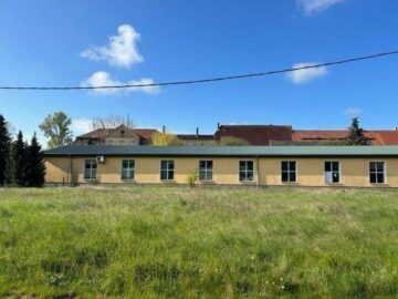 550 m² beheizbare Gewerbehalle auf großem Grundstück in Großalsleben nahe Oschersleben, Halberstadt, Quedlinburg - Dachflächen für Solaranlage geeignet